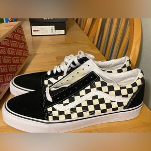 Vans old skool checkered sneaker